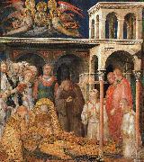 Simone Martini The Death of St.Martin painting